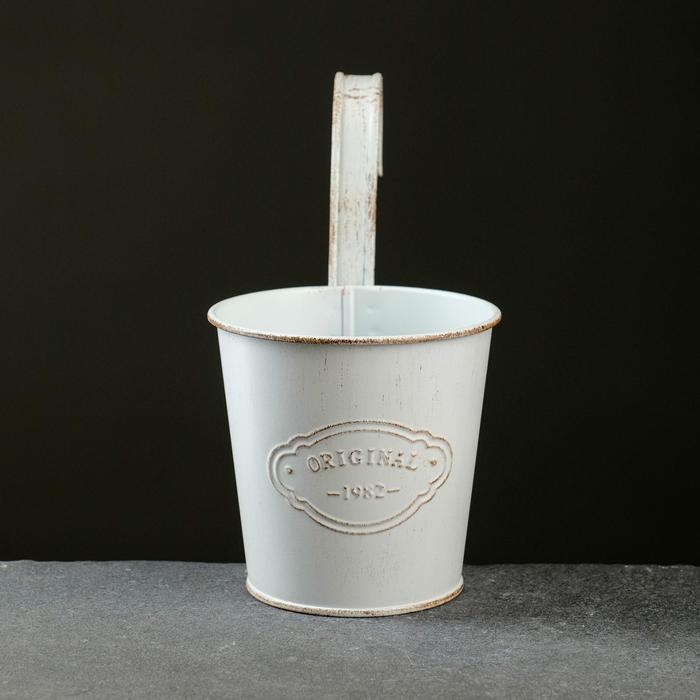 Кашпо подвесное «Ведерко Улла», 10×18 см, МИКС Кашпо подвесное «Ведерко Улла», 10×18 см, МИКС