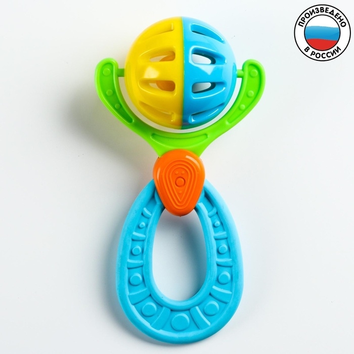 Погремушка - прорезыватель «Планеты», эластичная ручка, виды и цвет МИКС Погремушка - прорезыватель «Планеты», эластичная ручка, виды и цвет МИКС