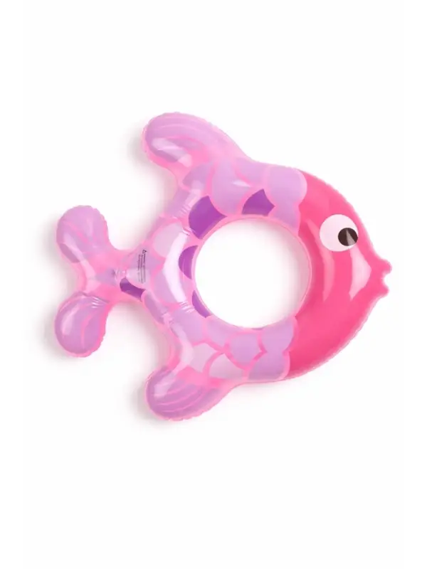 Круг для плавания &laquo;Рыбка&raquo;, надувной, d=75 см, от 3 лет, розовый