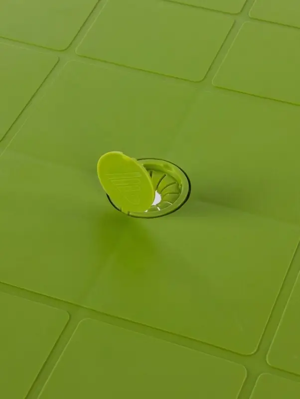 Стол круглый, 90&times;90&times;75 см, пластиковый, зелёный