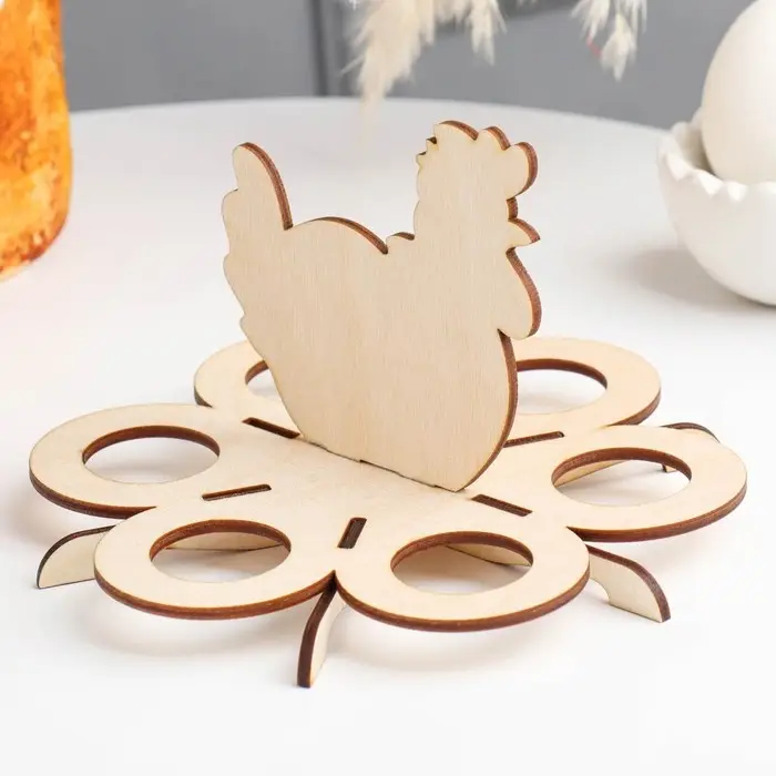 Заготовка пасхальная подставка для яиц  Заготовка пасхальная подставка для яиц "Курочка с ножками"