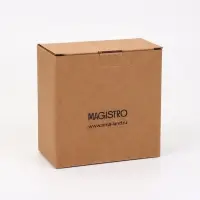 Кофейная пара Magistro Coffee time, 2 предмета: чашка 200 мл, блюдце d=14.5 см, фарфор, чёрная