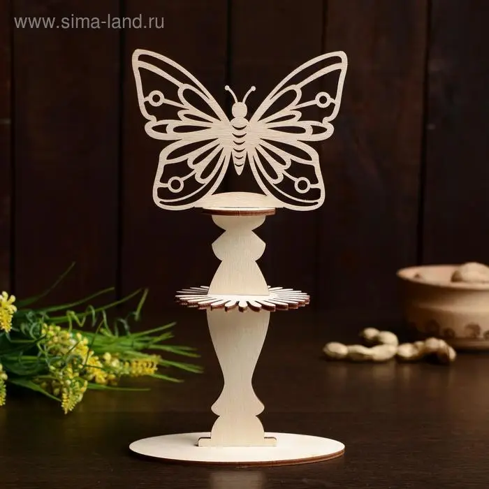 Салфетница «Бабочка», 22×12×0.3 см