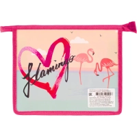 Папка для тетрадей А5 пластиковая, печать на картоне,молния сверху ПМ-А5-29