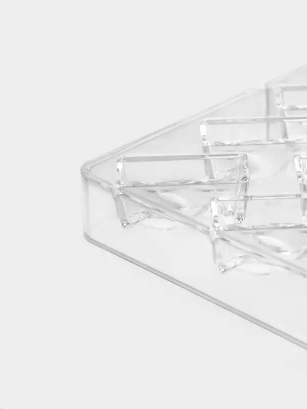 Форма для конфет и шоколада KONFINETTA &laquo;Косичка&raquo;, 27.5&times;17.5&times;2.5 см, 21 ячейка 3.7&times;1.5&times;1.5 см, пластик, прозрачная