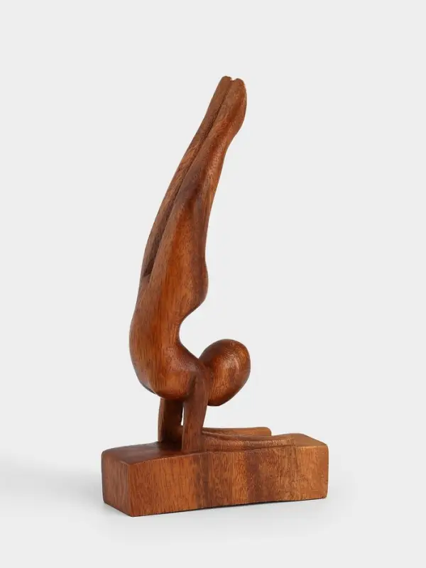Абстракция "Гимнастика" дерево Суар, 11х4х20 см