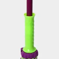 Швабра с отжимом Доляна, насадка из микрофибры, металлическая ручка 117 см