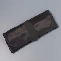 Набор кистей для макияжа SMOKY, 7 шт., чехол на завязках, чёрный