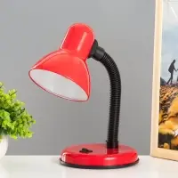 Лампа настольная RISALUX, Е27, 40 Вт, красная