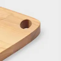 Доска разделочная, пропитана маслом, береза, 27,5х21х1,8/1,6 см