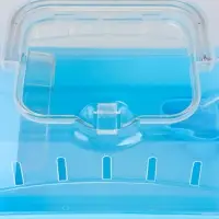 Клетка-переноска для грызунов, 23 х 17 х 16 см, бирюзовая Клетка-переноска для грызунов, 23 х 17 х 16 см, бирюзовая