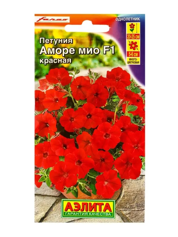 Семена цветов Петуния Аморе Мио красная F1 (драже в пробирке) С. Farao, Ц/П,7 шт. Семена цветов Петуния Аморе Мио красная F1 (драже в пробирке) С. Farao, Ц/П,7 шт.