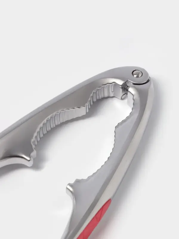 Орехокол Доляна Redline, 4.2&times;1.7&times;15.5 см, нержавеющая сталь, красный