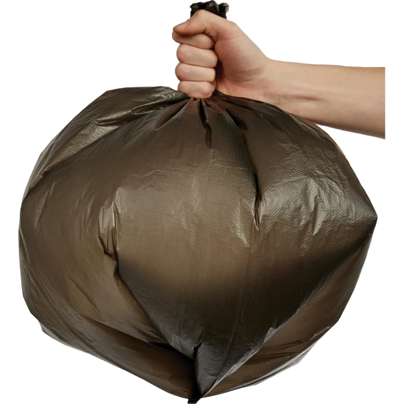 Мешки для мусора ПНД 60л 15мкм 20шт/рул черные 58x65см Концепция Быта_СПБ