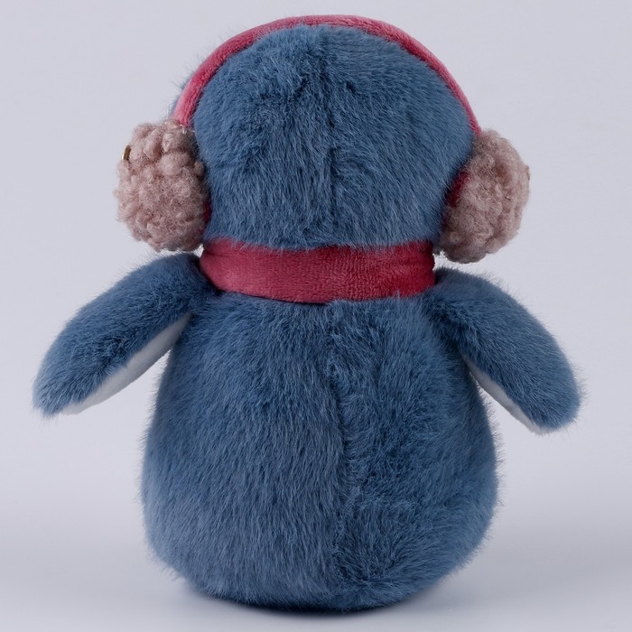 Новогодняя мягкая игрушка «Пингвин», цвет синий, на новый год, 18 см Новогодняя мягкая игрушка «Пингвин», цвет синий, на новый год, 18 см