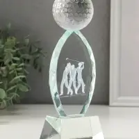 Фигурка стекло &laquo;Стела наградная. Гольф&raquo;, 8&times;6&times;22 см