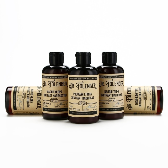 Шампунь для волос с белой глиной и экстрактом василька, глубокое очищение, питание и укрепление, 300 мл, DR.FOLENDER Шампунь для волос с белой глиной и экстрактом василька, глубокое очищение, питание и укрепление, 300 мл, DR.FOLENDER