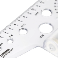 Линейка инерционная (рейсшина) 30см СТАММ 'ЛР25/ЛР-30478