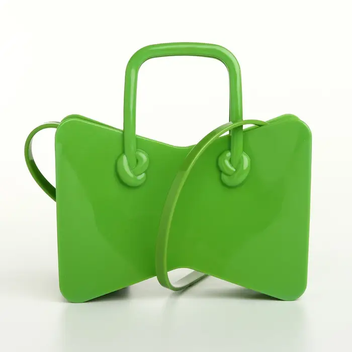 Сумка детская для девочки без застёжки, зелёная