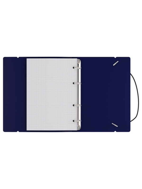 Тетрадь на кольцах A5 120 листов, в клетку, BG Base, с резинкой