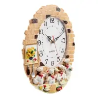 Часы настенные &laquo;Повара&raquo;, плавный ход, d=17 см, 30.5&times;30 см