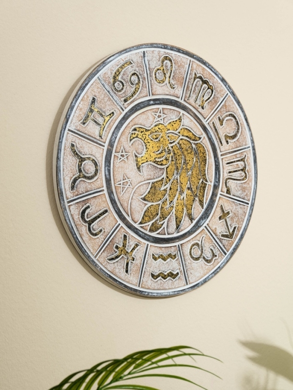 Панно резное МДФ "Лев", 30х30х2 см