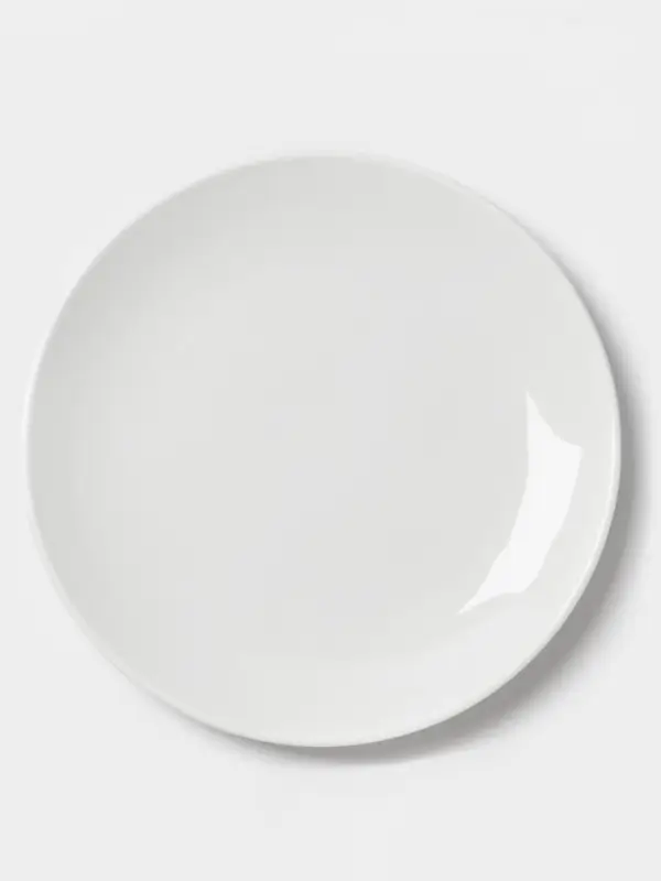 Тарелка Hanna Kn&ouml;vell, d=20 см, без борта, фарфор, белая