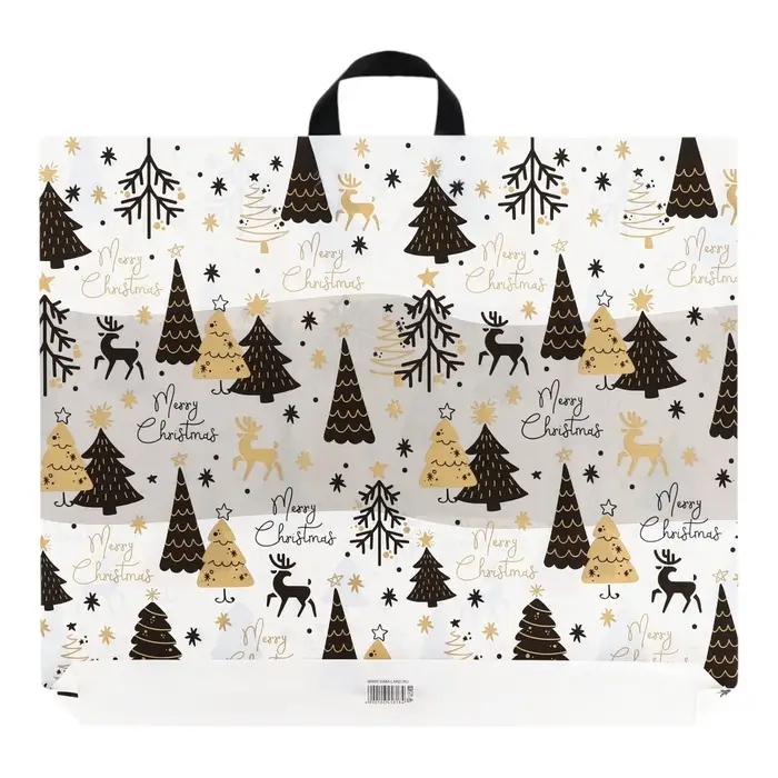 Пакет «Зимний лес», полиэтиленовый с петлевой ручкой 60×50, 70 мкм Пакет «Зимний лес», полиэтиленовый с петлевой ручкой 60×50, 70 мкм