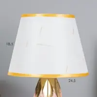 Лампа настольная &laquo;Андреа&raquo; 1&times;40 Вт Е14 розовый/золото 24&times;24&times;40 см