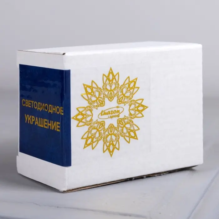 Фигура светодиодная, 5 см, свечение тёплое белое