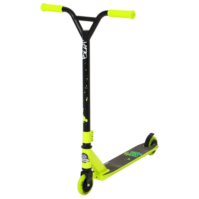 Самокат трюковой COSMORIDE BLOT, колёса PU 100 мм, ABEC 7, цвет салатовый Самокат трюковой COSMORIDE BLOT, колёса PU 100 мм, ABEC 7, цвет салатовый