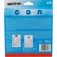 Карандаши цветные MAPED PULSE пластиковые 24 цв/наб 862703