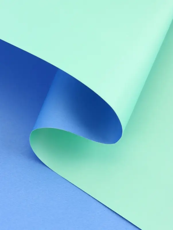 Пленка матовая для цветов, светло-бирюзовый, голубой, 0.58&times;10 м