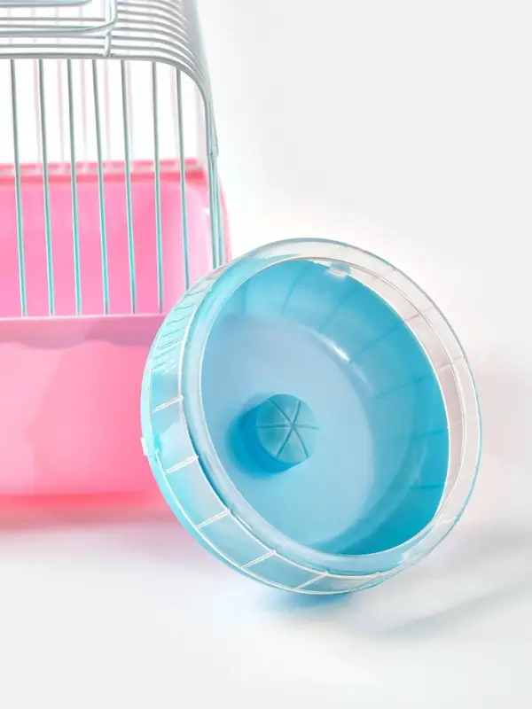 Колесо для грызунов тихое, 11 см, синее