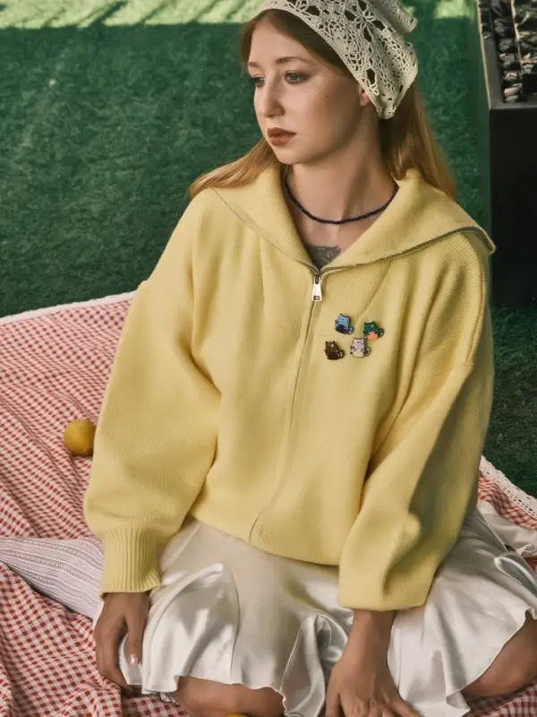 Брошь &laquo;Котик&raquo;, мультяшный, МИКС в чёрном металле