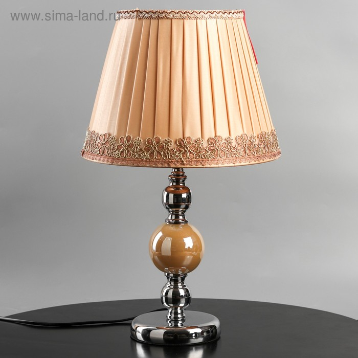 Лампа настольная  Лампа настольная "Шарлотта" Е27 макс 60 Вт 46х28х28 см