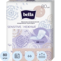 Прокладки женские ежедневные 'bella' SENSITIVE (НЕЖНЫЕ) по 80 шт