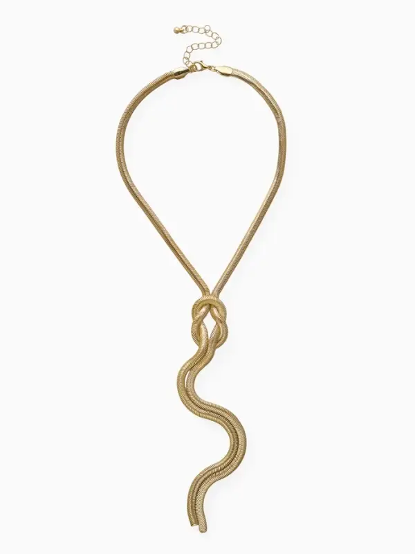 Кулон &laquo;Галстук узел&raquo;, цвет золото