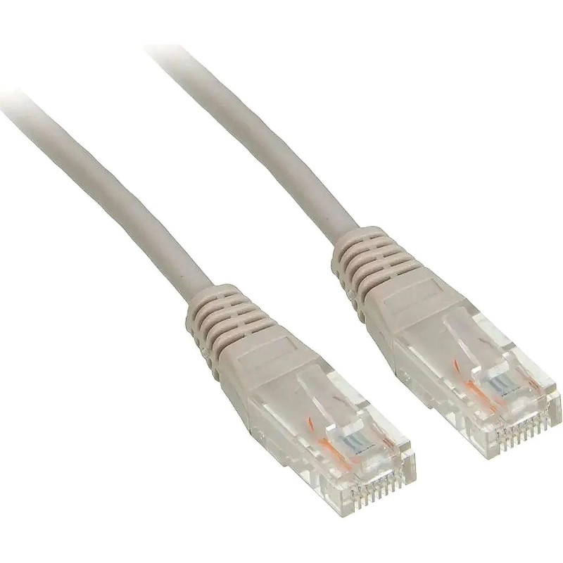 Патч-корд TWT TWT-45-45-10-GY UTP кат.5e, 10.0 м, серый