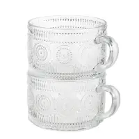 VETTA Набор кружек с узором 2шт., 400мл, стекло