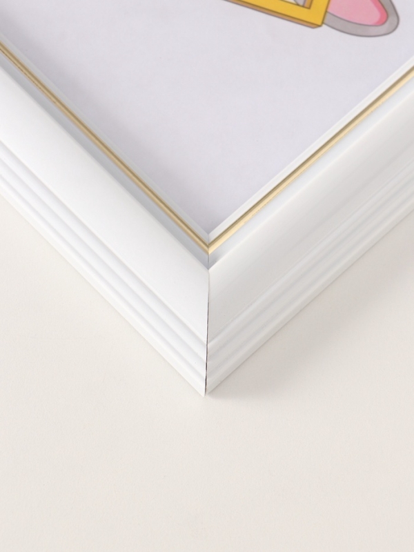 Фоторамка пластик "Рамин" 15х21 см, 1008-WG белый