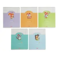 Тетрадь 12 листов в косую линейку "Лохматики", обложка мелованный картон, блок офсет, МИКС Тетрадь 12 листов в косую линейку "Лохматики", обложка мелованный картон, блок офсет, МИКС