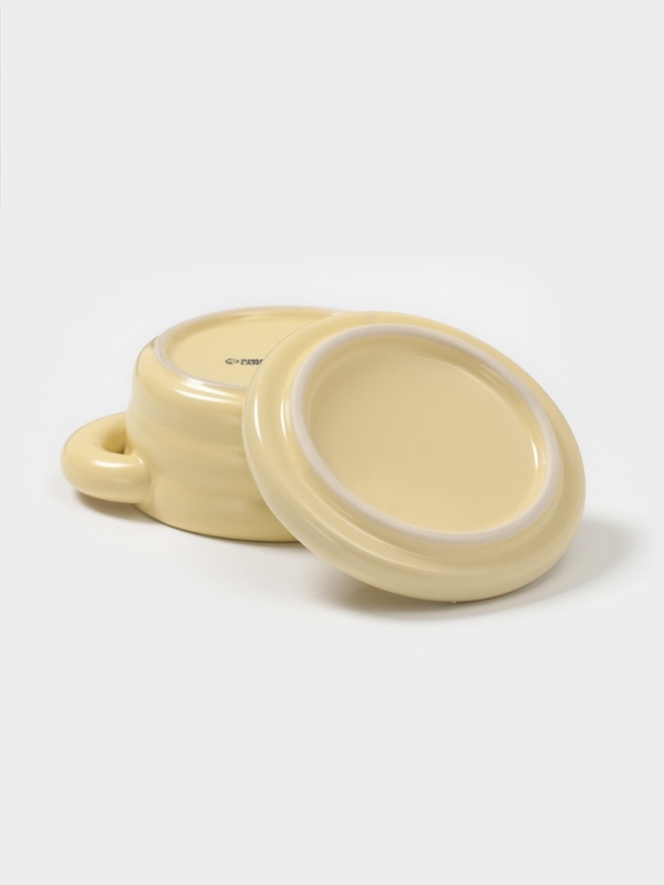 Горшочек для запекания Доляна «Зефир», 250 мл, 15×10,5×6,3 см, с ручками, с крышкой, керамика, жёлтый Горшочек для запекания Доляна «Зефир», 250 мл, 15×10,5×6,3 см, с ручками, с крышкой, керамика, жёлтый