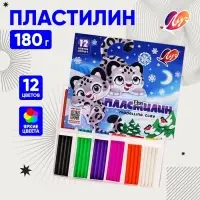 Пластилин &laquo;Луч. ZOO&raquo;, 12 цветов, 180 г