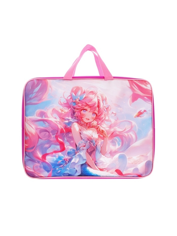 Папка с ручками текстильная А4, 360×245×70 мм, Calligrata TOP «Подводная сказка» Папка с ручками текстильная А4, 360×245×70 мм, Calligrata TOP «Подводная сказка»