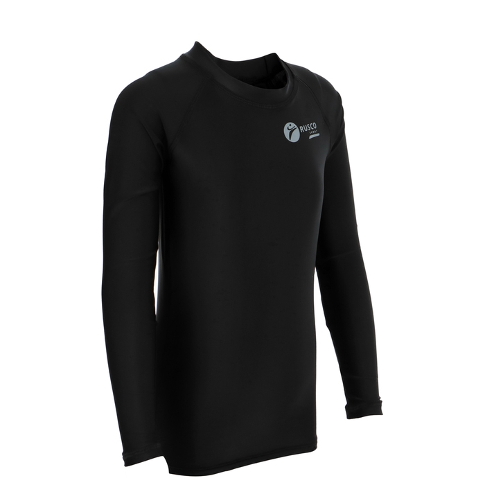 Рашгард для MMA детский Rusco Sport ONLY BLACK, р. S, цвет чёрный