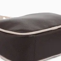 Сумка женская кросс-боди TEXTURA на молнии, 27&times;6&times;19 см, тёмно-коричневая