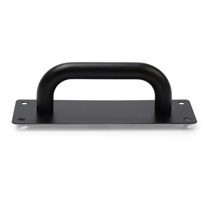 Ручка дверная, чёрная, 200&times;65 мм