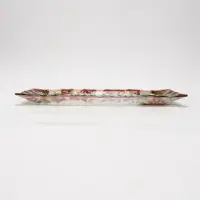 Блюдо сервировочное новогоднее &laquo;Семейного счастья&raquo;, 24.6&times;14.7 см, стекло