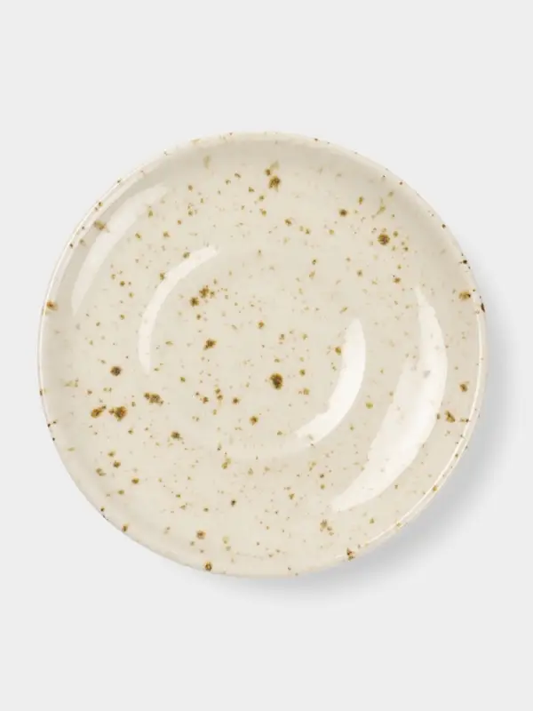 Чашка с блюдцем &laquo;Камень 1&raquo;, 13&times;13&times;9 см, керамика, бежевая в крошку